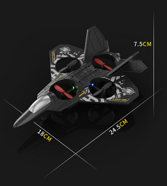 Avión de combate RC de espuma ligero para niños